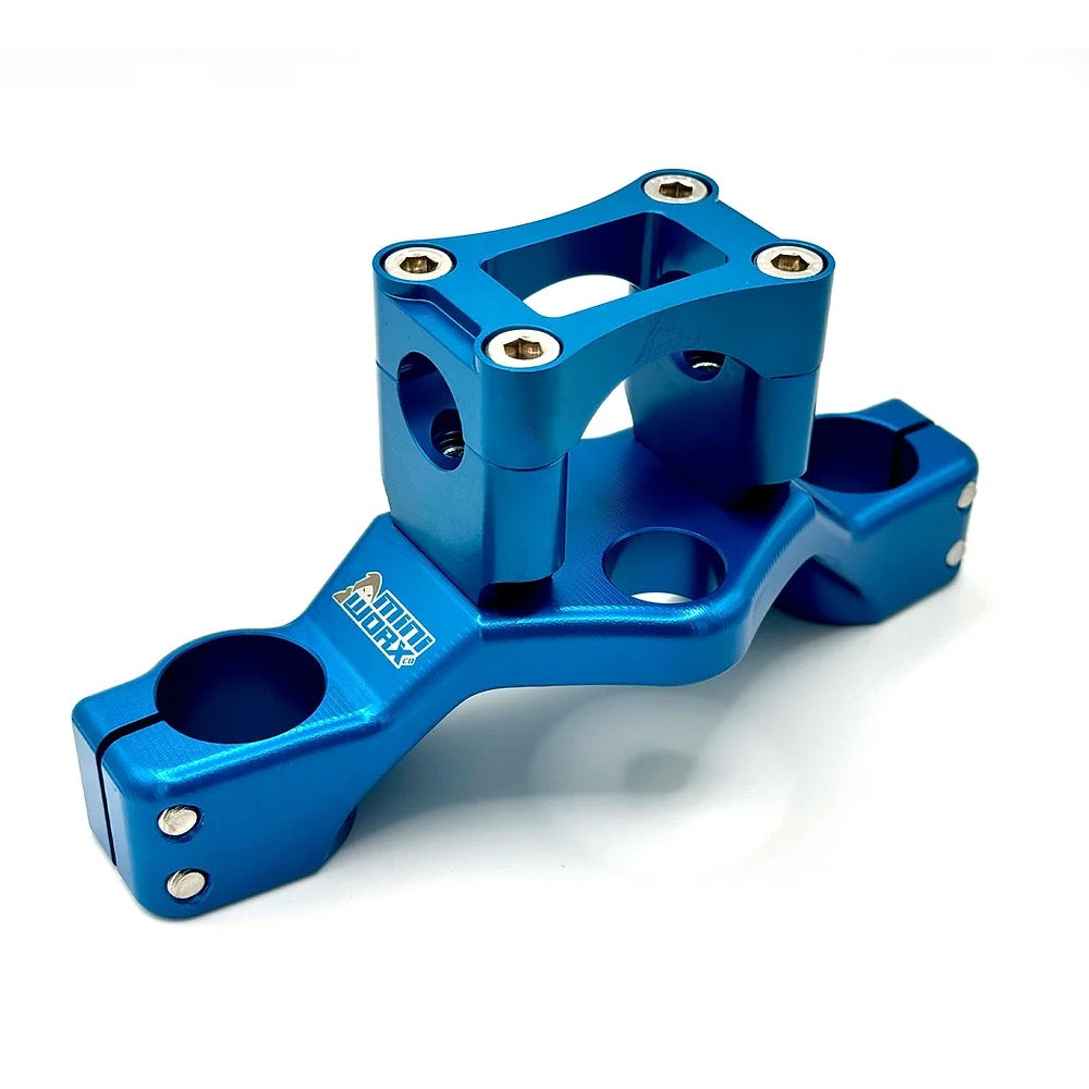 MINIWORX Co V2 Billet Triple Clamp - KLX110